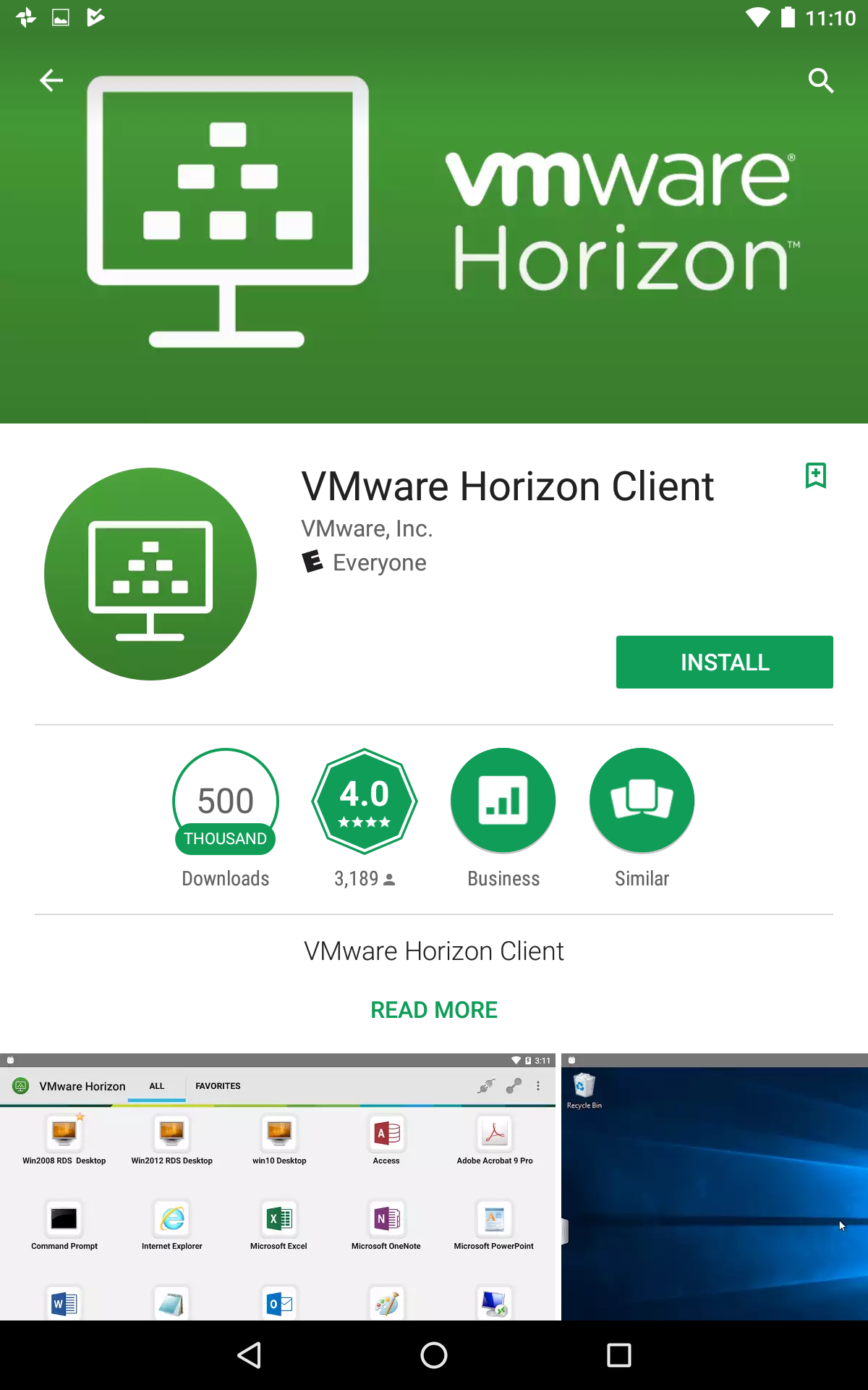 vmware horizon client for windows 8